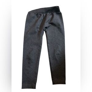 One Step Up Gray Leggings Girls Size 4-6X Stretch Pull On Pants